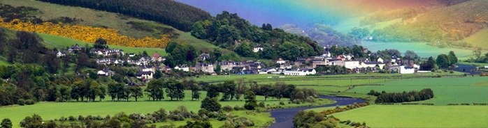 Rainbow over Walkerburn