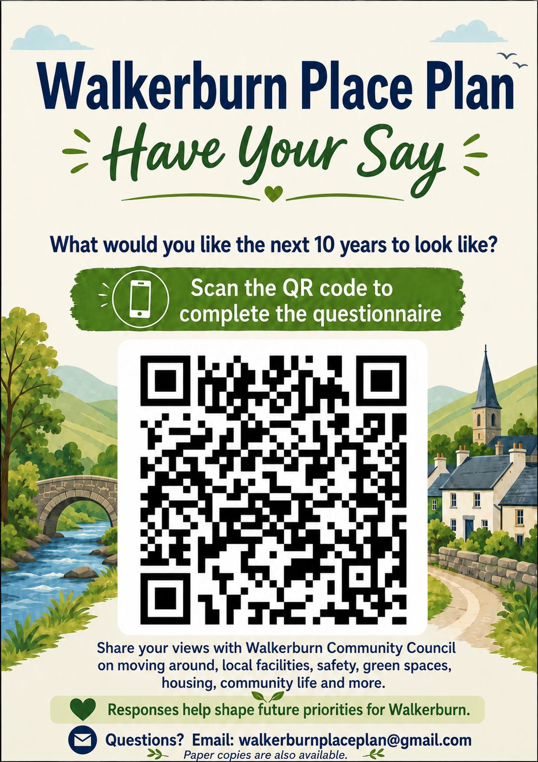 Link to place plan questionnaire